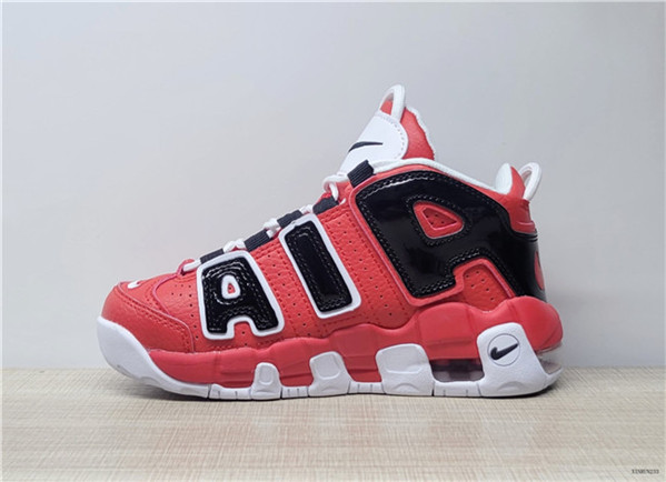Youth Running Weapon Air More Uptempo Red Shoes 009